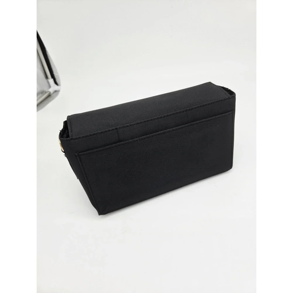 Tote Savvy Crossbody Mini Travel PARK Diaper Bag Pad WIPES Holder Black NEW
